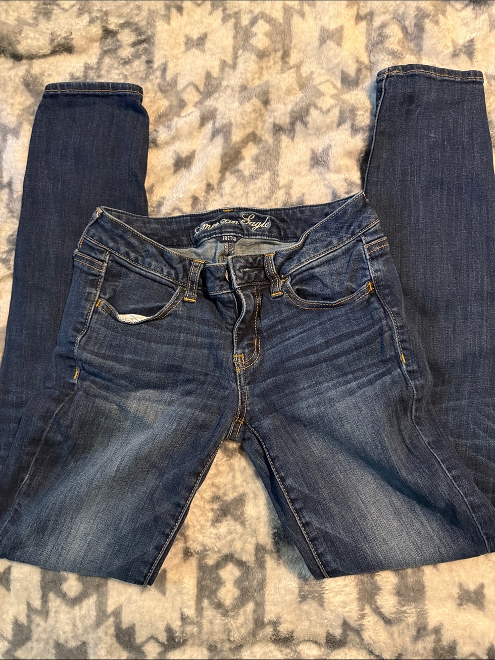 American Eagle Outfitters Dark Blue Jeggings